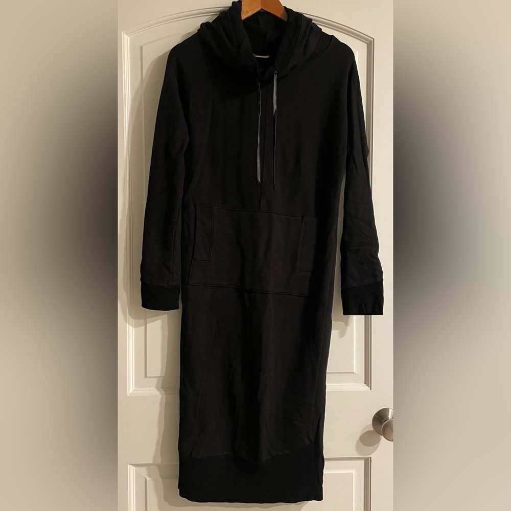 Lime & Vine Avant Garde Funnel Neck Sweater Dress